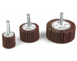 40 x 25 mm lamellen schuurschijf met 6 mm opname - per stuk
