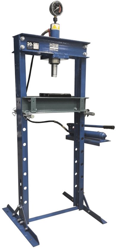 20 Ton Professionele Pneumatische Werkplaatspers Inclusief Set Perspennen