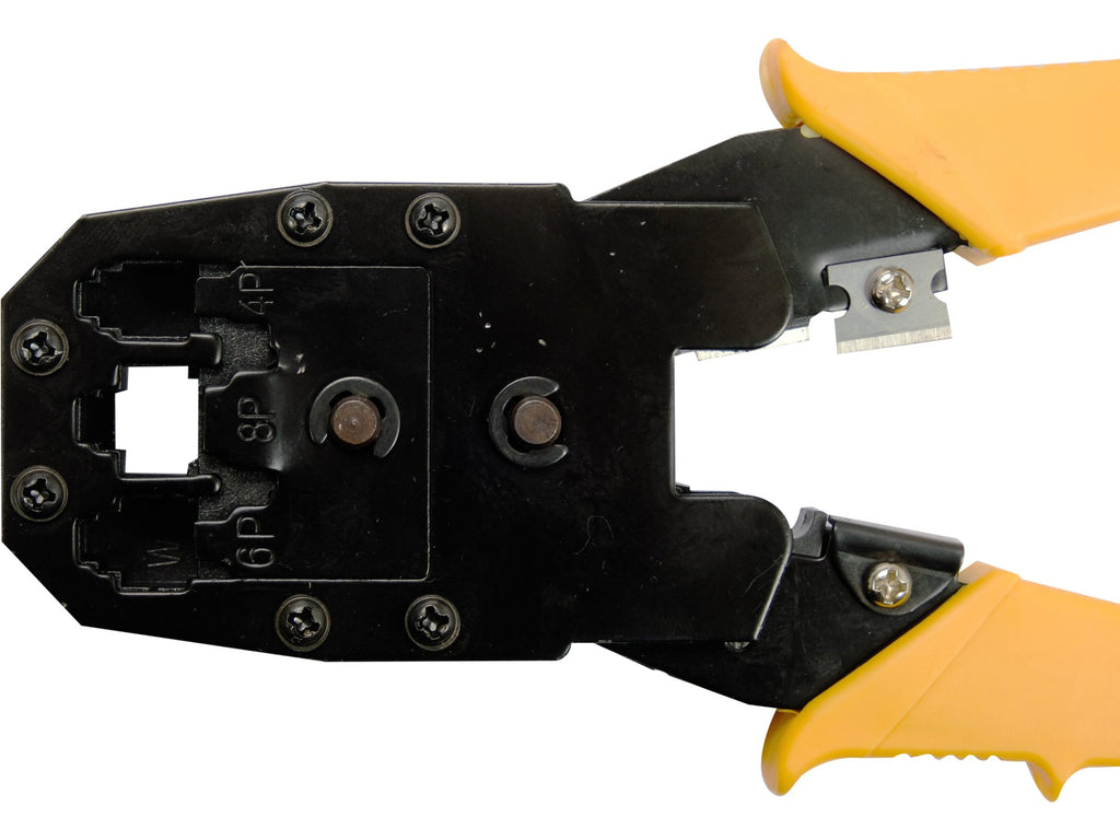 Krimptangen Voor Telefoon- En Netwerkstekker RJ45 RJ10 RJ11