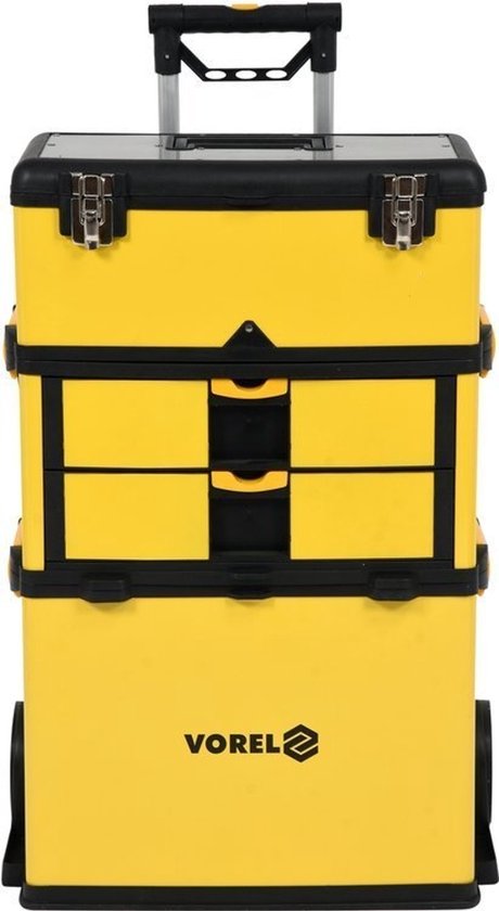 VOREL 3-delige Gereedschapswagen - 57 x 37 x 84,5