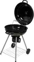 Zolta - Ronde Houtskoolgrill - Met Thermometer - Met Deksel - Mobiel