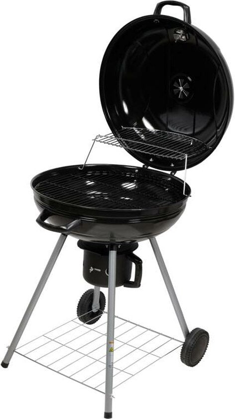 Zolta - Ronde Houtskoolgrill - Met Thermometer - Met Deksel - Mobiel