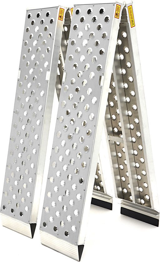 Dubbel Oprijplaat Aluminium 1360 kg 2740 mm x 355 mm