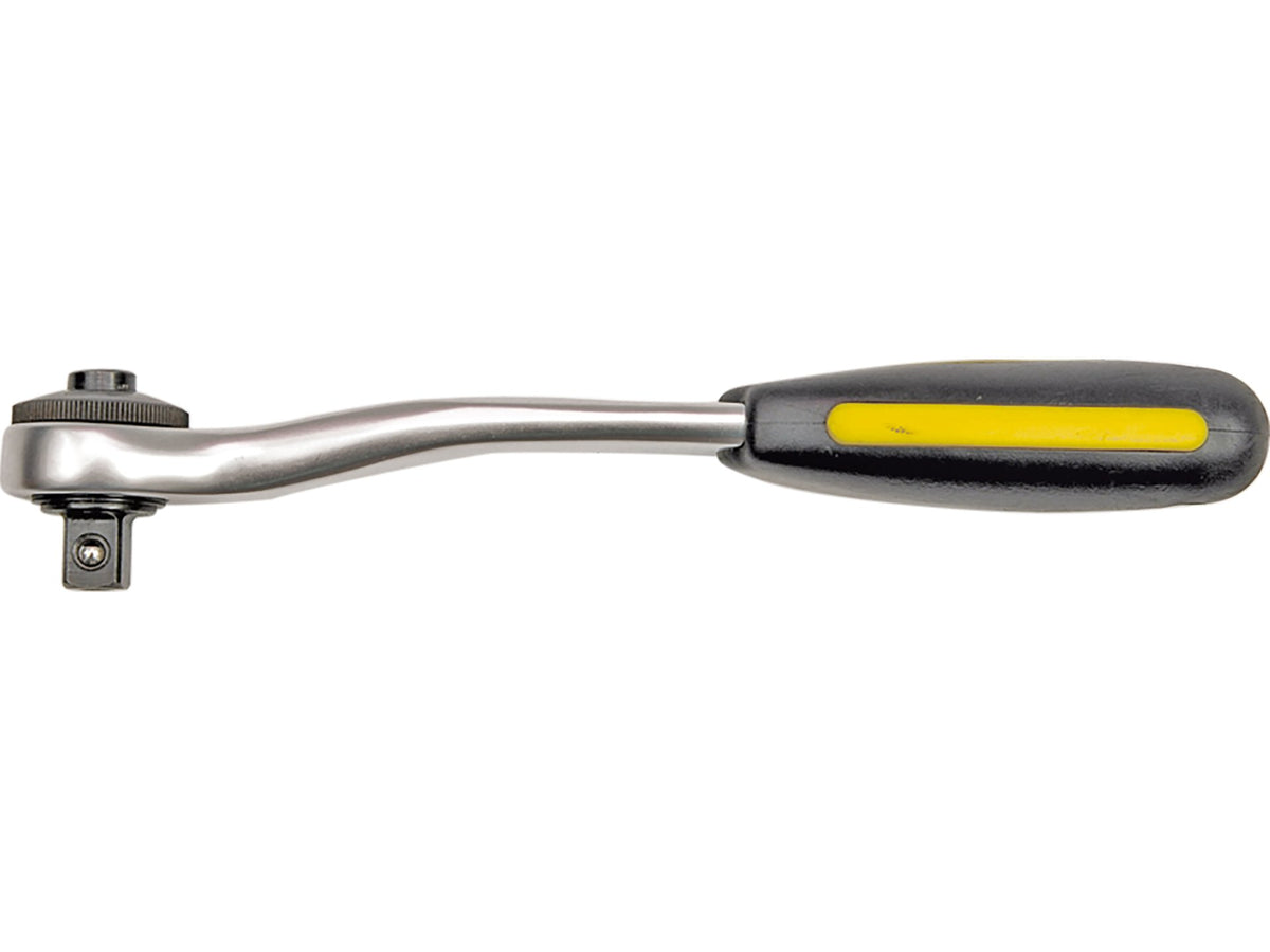 Ratel 1/2'' Cr-V, 72 Tanden, Gebogen