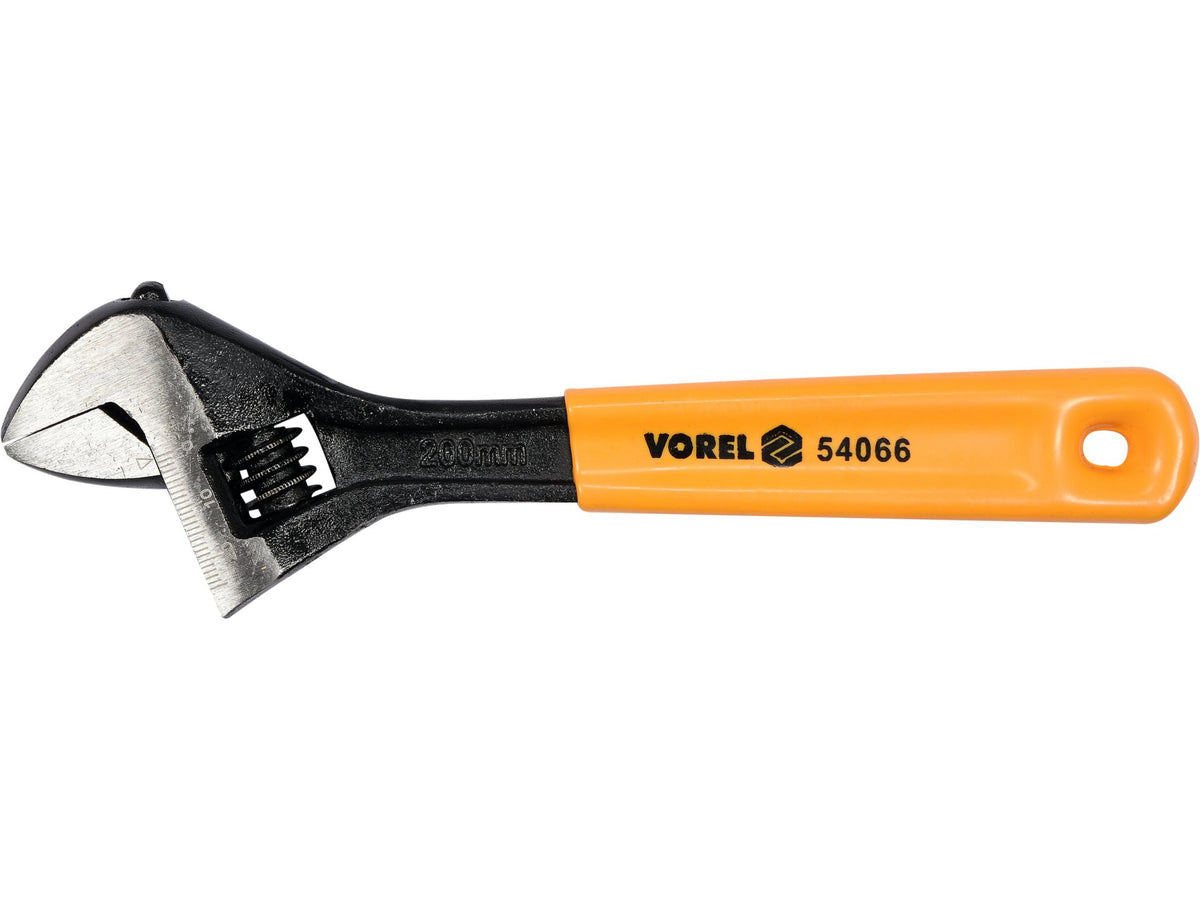 Verstelbare Sleutel 200MM, Handvat Met Rubbergecoat