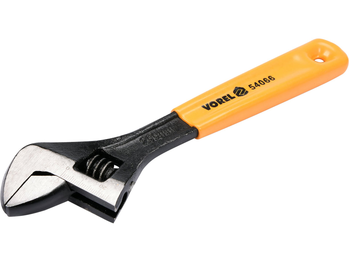 Verstelbare Sleutel 200MM, Handvat Met Rubbergecoat