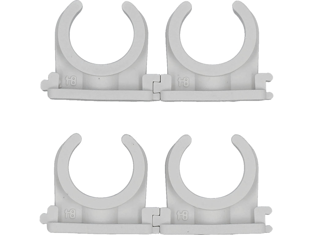 Houders, Bevestiging, Installatieclips, Open Voor 18MM Leidingen, 4 St.