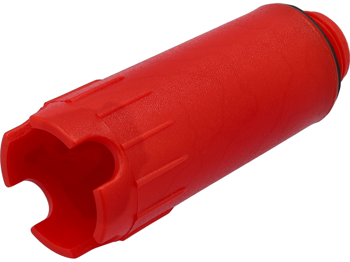 Hydraulische Plug, Installateur 1/2'' Met Pakking, Rood, 10 Stuks