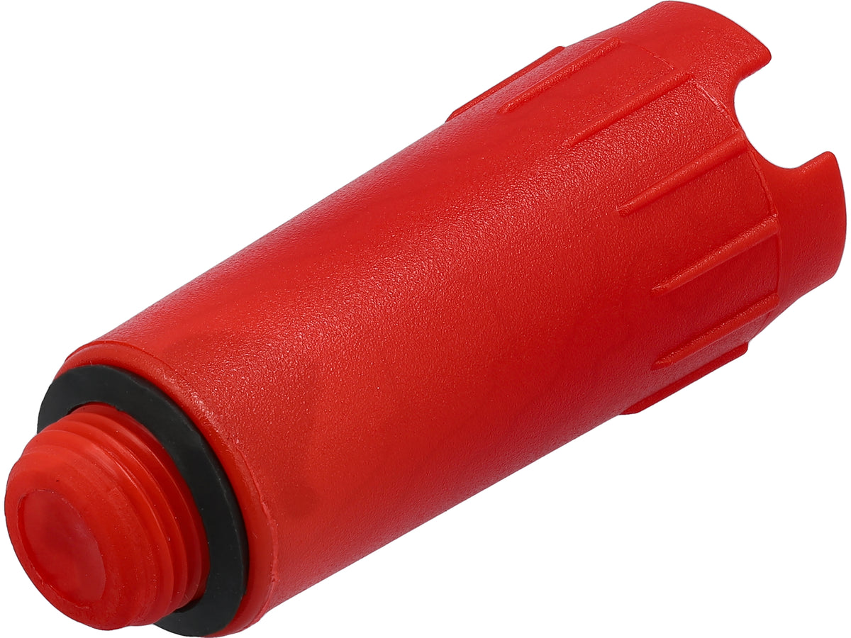 Hydraulische Plug, Installateur 1/2'' Met Pakking, Rood, 10 Stuks