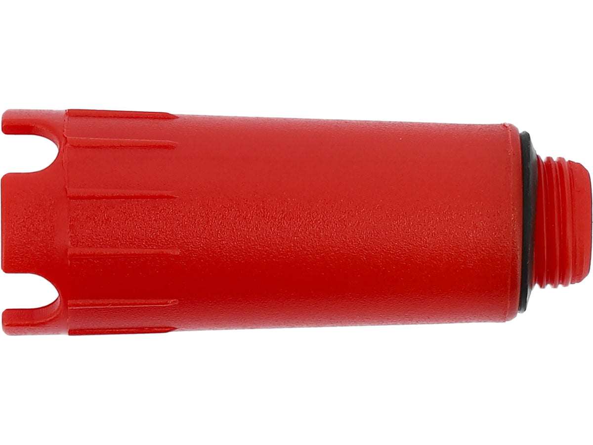 Hydraulische Plug, Installateur 1/2'' Met Pakking, Rood, 10 Stuks