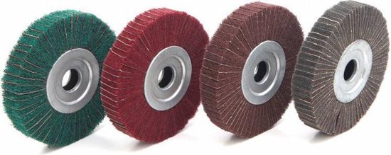 150 mm Lamellen Schuurschijf Grijs voor de Slijpmachine - Gritt 80