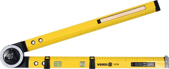 VOREL Zwaaihaak/ hoekmeter - 500 mm - 270 °