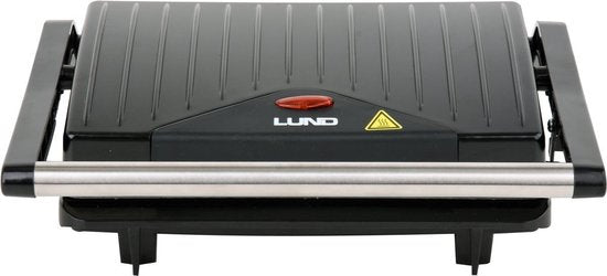 LUND Tosti apparaat/ Panini grill - 750W - Antiaanbaklaag (23 x 14,5 cm)