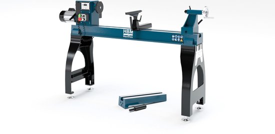 Variabele Houtdraaibank 1200 x 460 mm (0–1200 en 0–3200 min⁻¹)