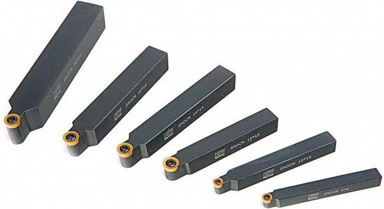 6 mm beitel met 6 mm ronde HM wisselplaat