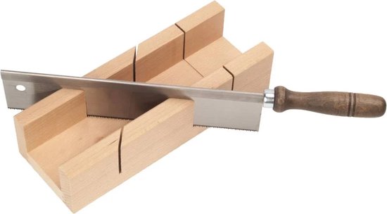 Houten Verstekbak + Verstekzaag - Toffelzaag