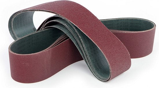 25 x 762 mm K 150 Schuurband Rood - 10 Stuks