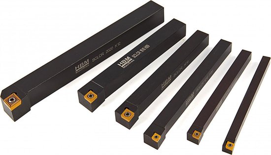 14 mm Mesbeitel Rechts met HM Wisselplaat plus 10 extra wisselplaten