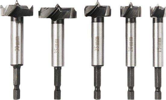 Parkside Forstner borenset - Scharnier borenset - 5 Delig