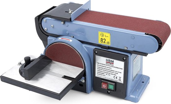 Band en schijfschuurmachine 100 x 915 mm. (350 Watt)