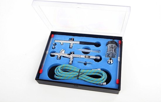 2-Delige Airbrush Pistolenset (Double-Action) BD 280 K