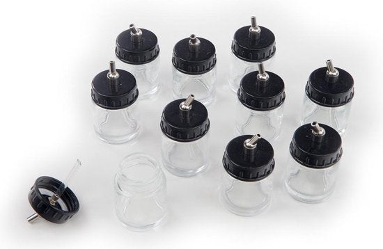 Airbrush Verfpotje (10 Stuks) BD-02