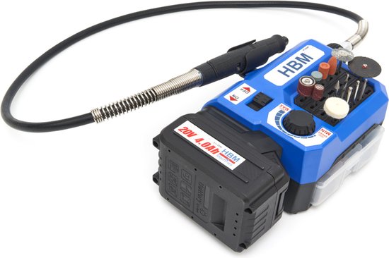 Universele Multitool / Frees 20 Volt 4.0 Ah - incl accessoires en 2 accu's