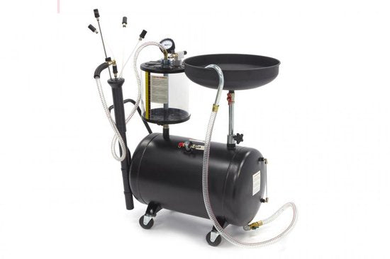 70 Liter Olie opvangsysteem / Olie Afzuiger, Olie Remover Extra Laag