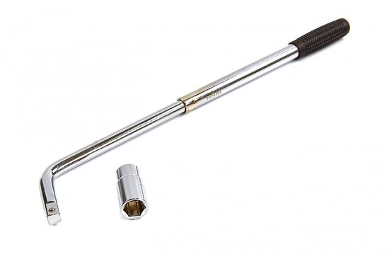1/2" Uitschuifbaar Wringijzer inclusief 17 en 19 mm Dopsleutel