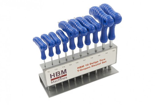 10 Delige Torx T-Grepen Sleutel Set
