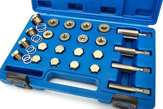 64 Delige Schroefdraad Reparatieset Olie Aftapplug M13 - M20