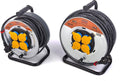 Spatwaterdichte IP44 Stroomhaspel, Kabelhaspel 3 x 1,5 mm – 25 Meter Spatwaterdichte Kabelhaspel 3 x 1,5 mm