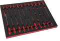 23 Delige Schroevendraaierset in Carbon Foam inlay voor Gereedschapswagen