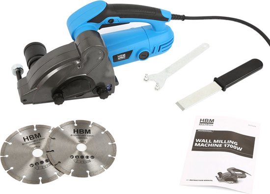 1700 Watt Muurfrees Max. 40 mm Diepte