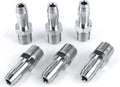 6 X Slangnippel 10 mm 1/4" Uitwendig Draad