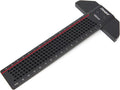 Dasqua 160 mm Professionele Aluminium T Liniaal Met Precisie Gatenmarkering