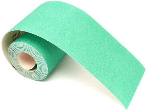 10 Meter x 115 mm Aluminiumoxide Schuurpapier Rollen varianten K80