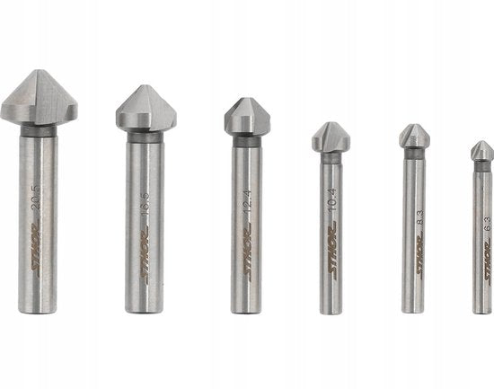 Sthor Verdipingboren Metaal HSS 6,3-20,5mm 6-delige set