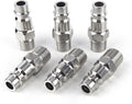 6 x Euro Insteeknippel 1/4" Uitwendig Draad