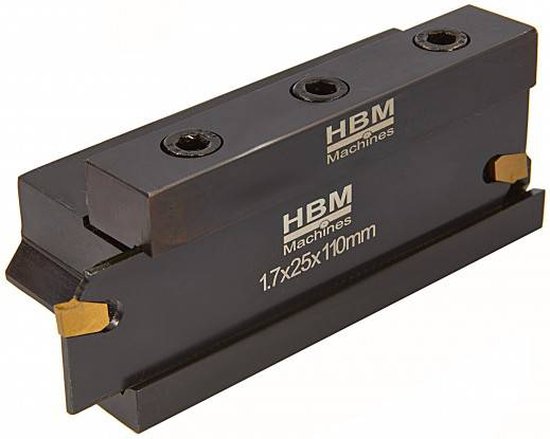 10 mm afsteekhouder met 2mm HM wisselplaat