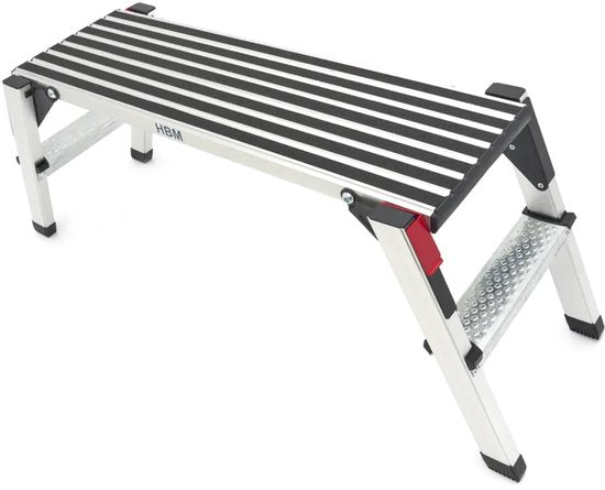 Lemato Opsteekladder - Werkhoogte 45cm - Aluminium