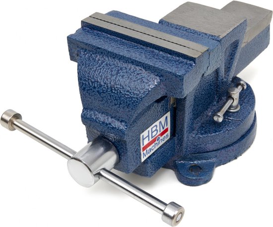 Profi 100 mm Bankschroef met draaibaar onderstel
