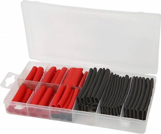 106-delige waterdicht krimpkous assortiment