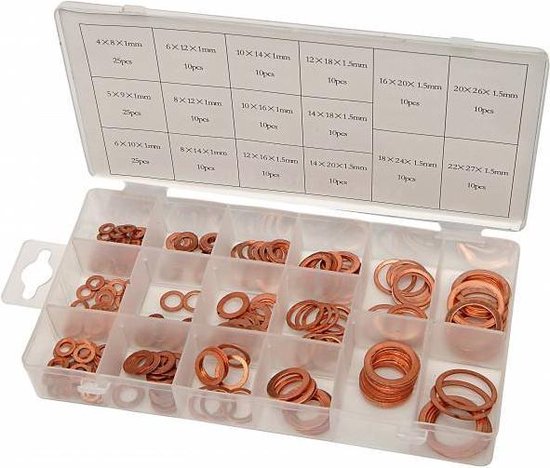 205 Delig Koperen Ringen Assortiment
