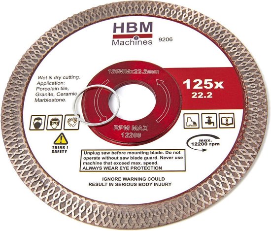 115 mm Professionele Diamant Doorslijpschijf (2 Stuks)