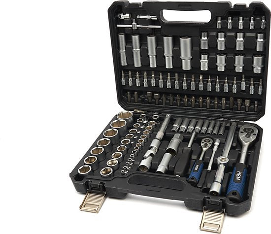 108 Delige 1/2" 1/4'' Doppenset