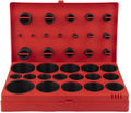 O-Ring Set 419 Stuks - Rubberen O-Ringen - Ringetjes Rubber - Dichtingsringen - Kraanleertjes - Met Doos - Zwart