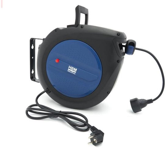 Automatische stroomhaspel, kabelhaspel IP20, 3x 1,5mm 20M