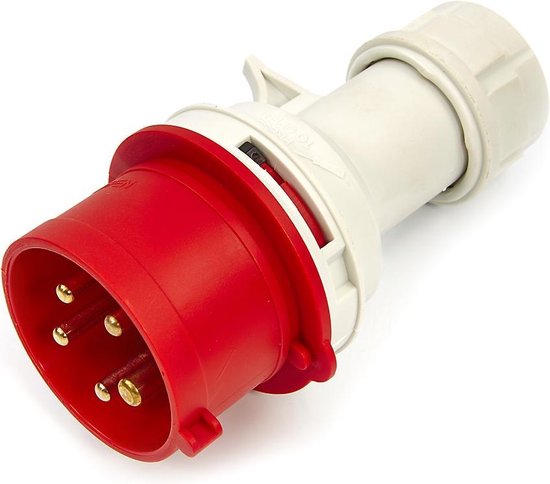 Cee Form Stekker 400 Volt 32A, 5 Polig, 6h, IP44