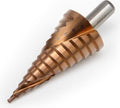 Stappenboor HSS - 5% Cobalt Tin Gecoate Trapgatboor